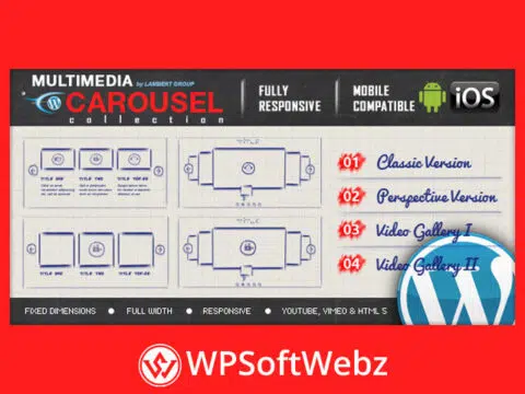 Multimedia Responsive Carousel with Image Video Audio Support - WordPress Plugin