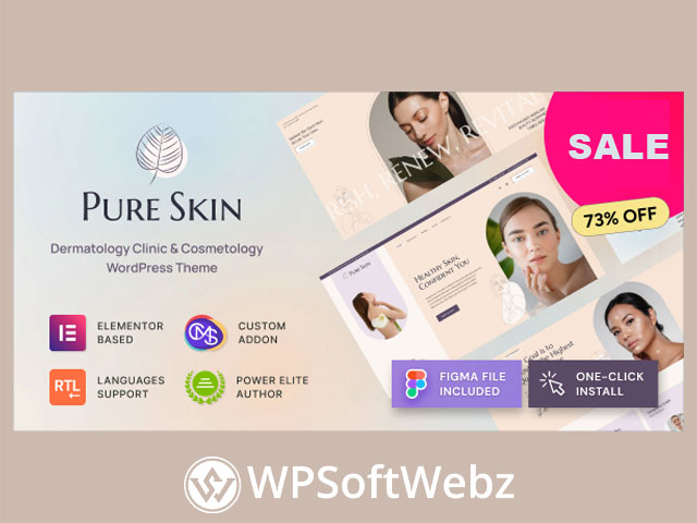 Pure Skin - Dermatology Clinic & Cosmetology WordPress Theme
