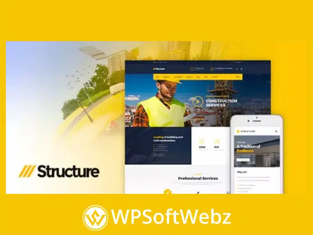 Structure - Construction Industrial Factory WordPress Theme