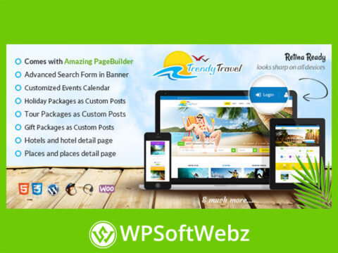 Trendy Travel WordPress Theme