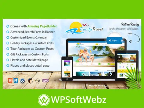 Trendy Travel WordPress Theme