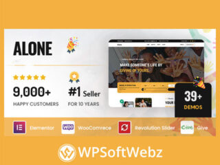 Alone – Charity Multipurpose Non-profit WordPress Theme