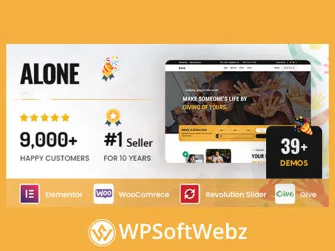 Alone – Charity Multipurpose Non-profit WordPress Theme