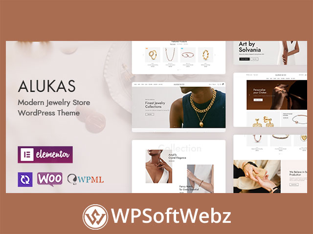 Alukas – Modern Jewelry Store WordPress Theme