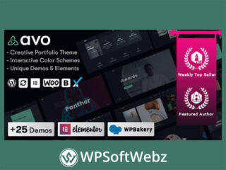 Avo - Creative Portfolio & Agency WordPress Theme