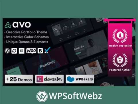 Avo - Creative Portfolio & Agency WordPress Theme