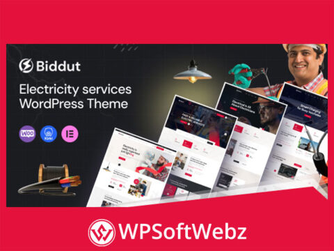 Biddut - Electricity Services WordPress Theme