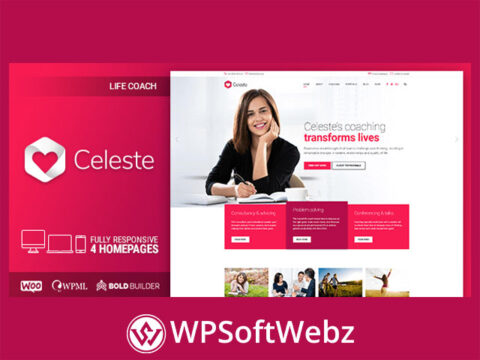 Celeste - Life Coach & Therapist WordPress Theme