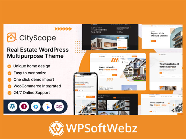 CityScape – Real Estate WordPress Theme