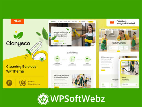 ClanyEco – Cleaning Services WordPress Theme