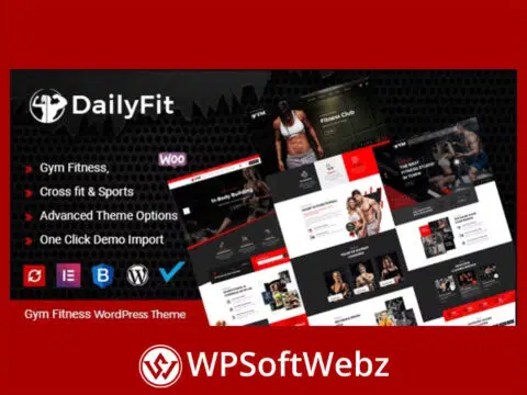 DailyFit – Fitness and Gym WordPress Theme