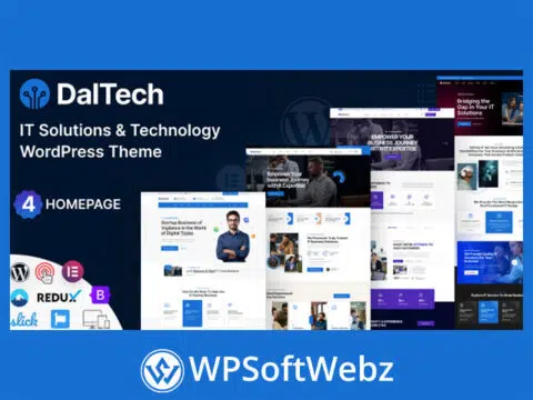 Daltech – IT Solutions & Technology WordPress Theme