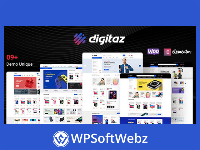 Digitaz – Electronics Elementor WooCommerce Theme