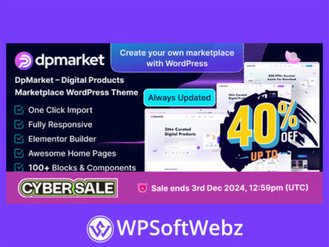DpMarket – Digital Marketplace Multi-Vendor WooCommerce Theme
