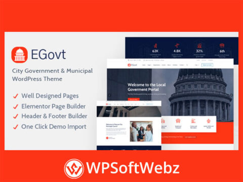 EGovt – City Government WordPress Theme