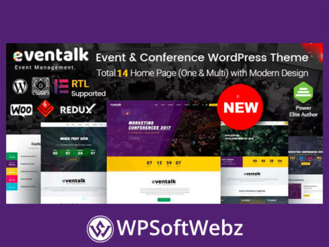 EvnTalk – Event & Conference WordPress Theme