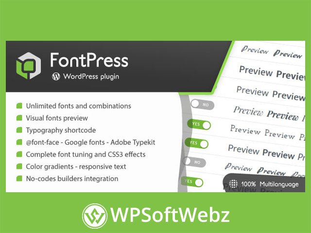 FontPress - WordPress Font Manager Plugin