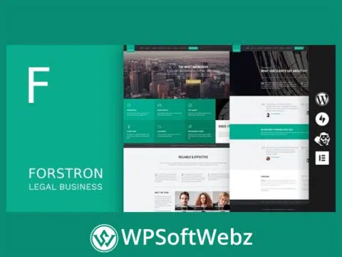 Forstron - Legal Business WordPress Theme