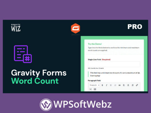 Gravity Forms Word Count Plugin - By Gravity Wiz