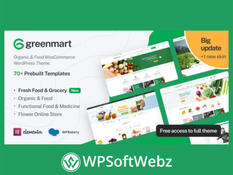 GreenMart – Organic & Food WooCommerce WordPress Theme