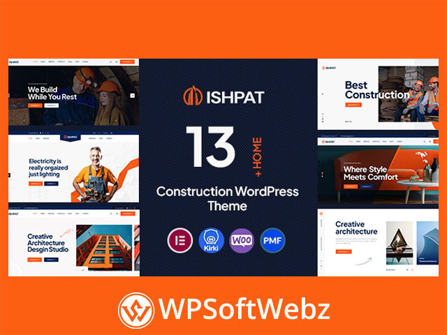 Ishpat – Construction WordPress Theme