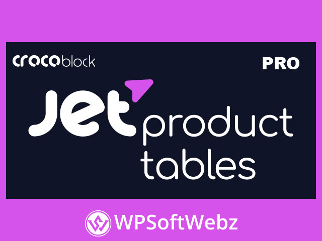 JetProductTables – Custom Product Tables Plugin for WordPress & WooCommerce