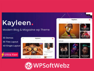 Kayleen | Blog & Magazine WordPress Theme