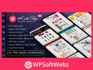KuteShop – Fashion, Electronics & Marketplace Elementor WooCommerce Theme (RTL Supported)