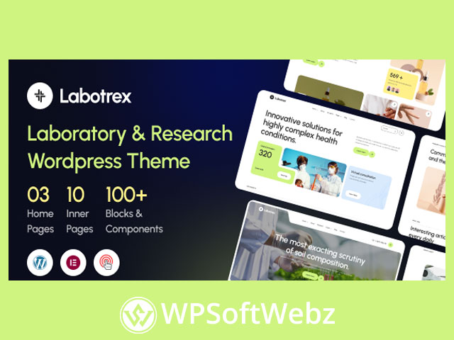 Labotrex – Laboratory & Science Research WordPress Theme