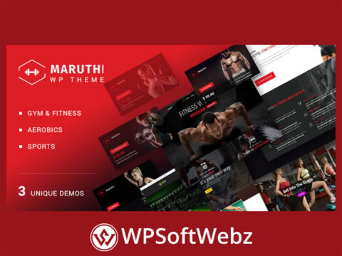 Maruthi – Fitness Gym WordPress Theme