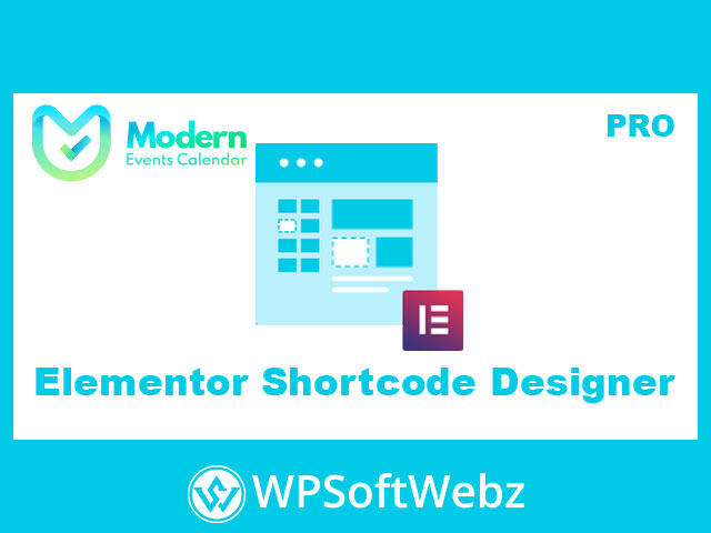 Elementor Shortcode Designer – Modern Events Calendar Addon