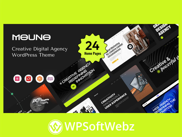 Mouno – Creative Digital Agency WordPress Theme