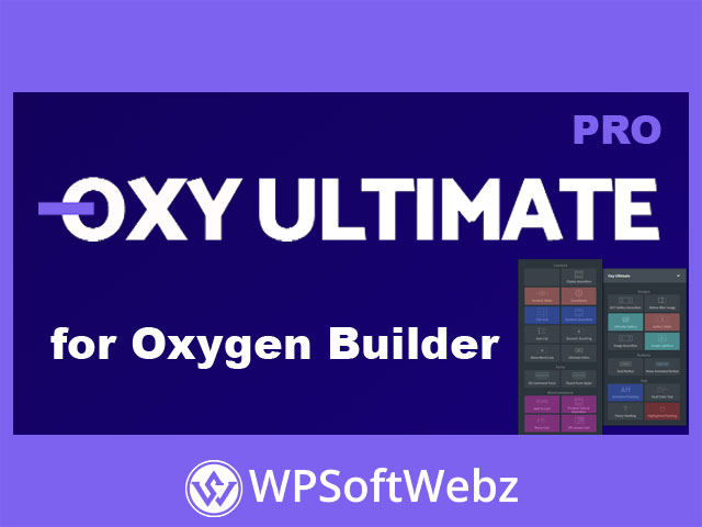 Oxy Ultimate Addon Plugin for Oxygen Builder