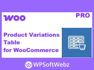 Product Variations Table for WooCommerce