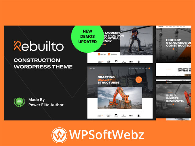 Rebuilto - Construction WordPress Theme