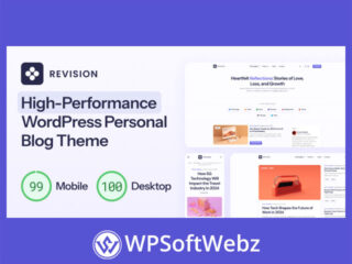 Revision – Optimized Personal Blog WordPress Theme