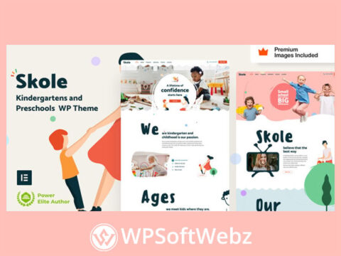 Skole - Kids School Kindergarten WordPress Elementor Theme