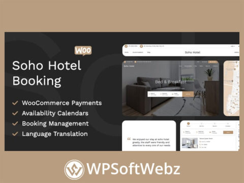 Soho Hotel Booking Calendar For WordPress