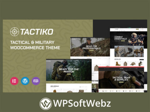 Tactiko – Tactical & Military Shop WooCommerce Theme