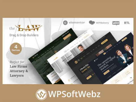The Law - Lawyer WordPress Theme + RTL