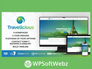 Travelicious – Tour Operator WordPress Theme