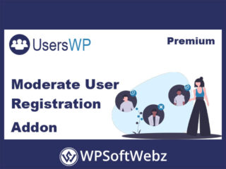 UsersWP Moderate User Registration Addon