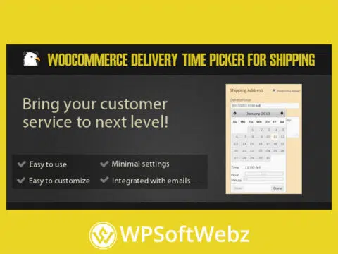 WooCommerce Delivery Time Picker for Shipping Plugin