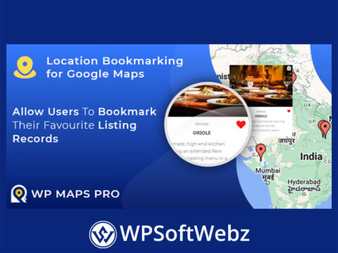 WP Maps Pro – Location Bookmarking for Google Maps