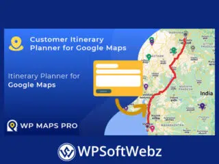 WP Maps Pro – Customer Itinerary Planner for Google Maps