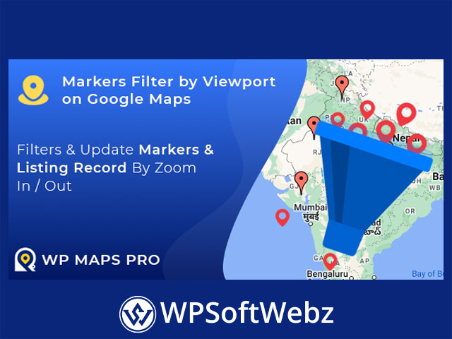 WP Maps Pro – Markers Filter by Viewport on Google Maps - Latest Version