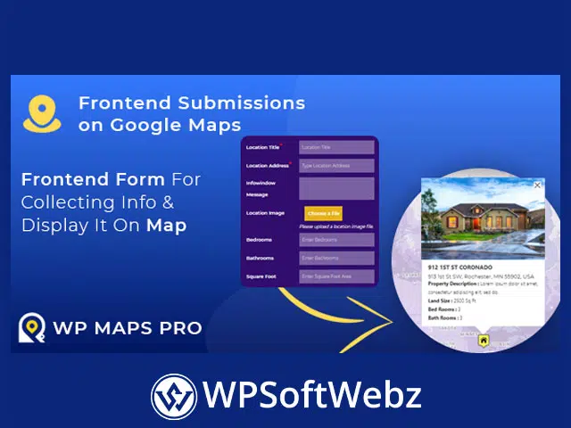 WP Maps Pro – Frontend Submissions on Google Maps