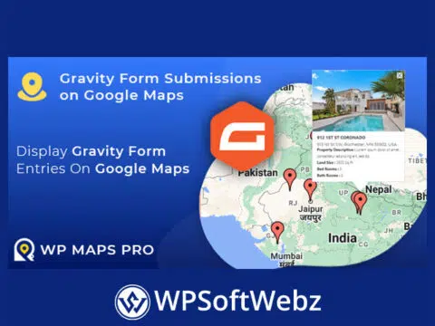 WP Maps Pro – Gravity Form Submissions on Google Maps