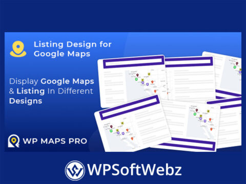 WP Maps Pro – Listing Design for Google Maps