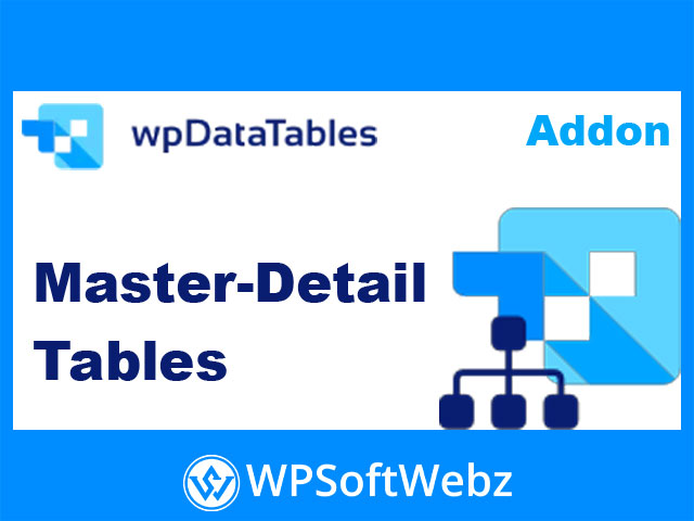 Master-Detail Tables Addon for wpDataTables
